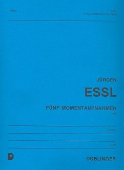 Cover 5 Momentaufnahmen für Orgel (1989)