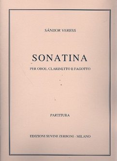 Cover Sonatina per oboe, clarinetto e fagotto partitura