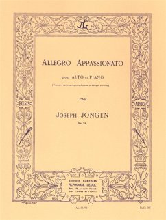 Cover Allegro appassionato op.79 pour alto et piano