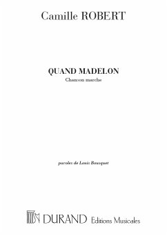 Camille Robert, Madelon Vocal and Piano Partitur