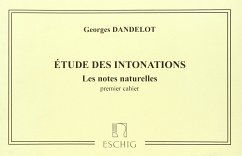 Cover Dandelot Etude Intonations C.1 Music Education