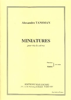 Miniatures pour horn, trompette en ut et trombone parties