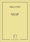 Gaubert Ballade - Alto + Piano Alto Voice + piano