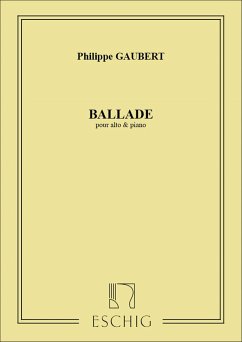 Gaubert Ballade - Alto + Piano Alto Voice + piano