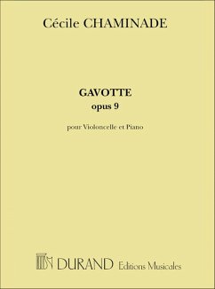Cover C. Chaminade Gavotte, Opus 9 Violoncello O 2 Violoncelli E Pianoforte