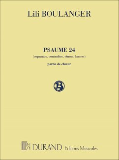 L. Boulanger Psaume 24 La Terre Appartient A L'Eternel Coro