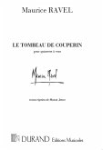 Le tombeau de Couperin pour hautbois, flute, clarinette, basson et cor en fa, partition