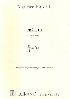 Cover Prelude pour piano pour harpe