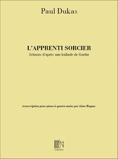 Cover L'apprenti sorcier Scherzo d'aprčs une ballade de Goethe pour piano ŕ 4 mains