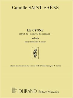 Cover C. Saint-Saens Le Cygne Pour Recitant-Vlc-Piano (Sully Voice and various instruments