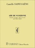 C. Saint-Saens Air De Scozzone Extrait De Ascanio Opera En 5 Vocal and Piano