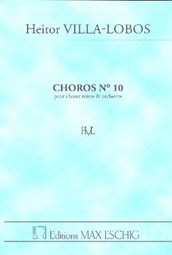 Chorus no.10 (frz.) for mixed Chorus and orchestra score