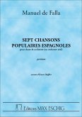 M. De Falla Siete Canciones Populares Espanolas Poche Partitura