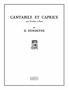Cover DONDEYNE CANTABILE ET CAPRICE TROMBONE ET PIANO