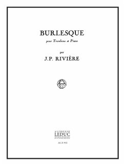 Cover RIVIERE BURLESQUE TROMBONE ET PIANO