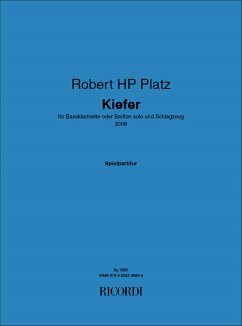 Cover Robert HP Platz Kiefer Bassklarinette, Schlagzeug Set mit 2 Spielpartituren