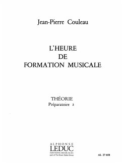 Cover COULEAU HEURE DE FORMATION MUSICALE PREPARATOIRE 2/THEORIE