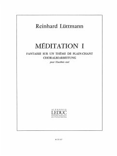 Cover Méditation 1 pour hautbois seul