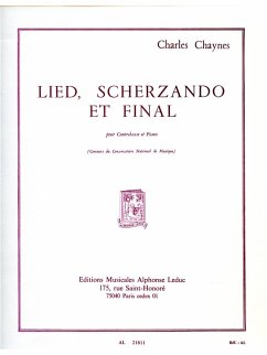 Cover CHAYNES LIED SCHERZANDO ET FINAL CONTREBASSE (A CORDES) ET PIANO