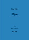 Klaus Huber ...Plainte...für Luigi Nono Viola d'am (dritteltönig)