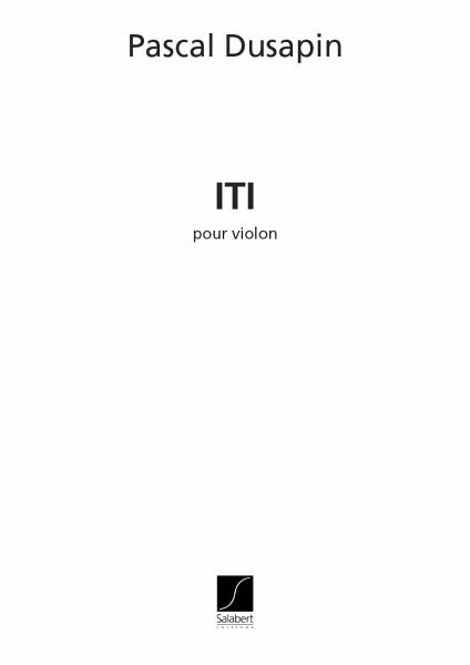 Iti pour violon Iti pour violon