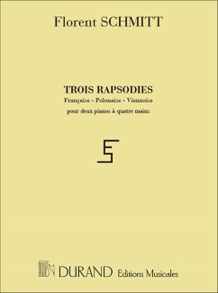 3 RAPSODIES POUR 2 PIANO A 4 MAINS 2PARTITIONS Cover 3 RAPSODIES POUR 2 PIANO A 4 MAINS 2PARTITIONS