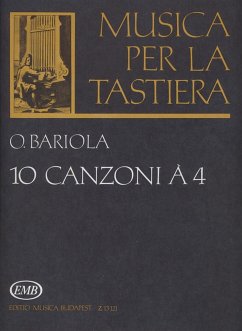 Cover Bariola, Ottavio 10 canzoni a 4 Harpsichord