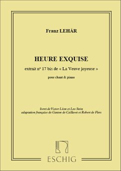 Heure Exquise pour chant et piano Cover Heure Exquise pour chant et piano