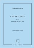 Darius Milhaud, Chansons Bas Chant-Piano Vocal and Piano Partitur