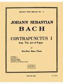 Contrapunctus no.1 for 5 brass instruments (ensemble) score and parts