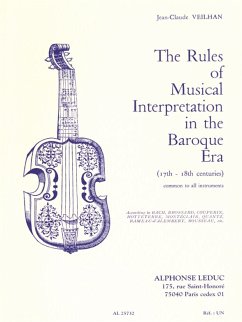 Cover The Rules of musical Interpretation in the baroque era (common to all instruments)