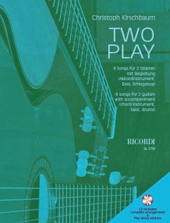 Cover Two play (+CD) 8 Songs für 2 Gitarren mit Begleitung (Akkordinstrument, Baß, Schlagzeug)