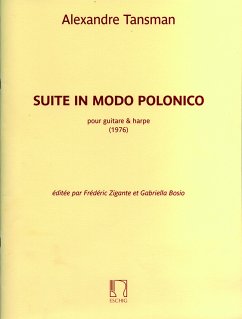 Cover Suite in modo polonico für Gitarre und Harfe Partitur und Stimme