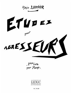 Cover Études pour agresseurs vol.2 pour piano