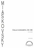 Nikolai Miaskovsky, Cello Concerto, Op. 66 Cello and Orchestra Partitur