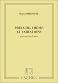 Mirouze Prelude Theme Et Variations Contrebasse Contrabass or 2 or more Cb. and Piano