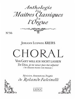 Cover VON GOTT WILL ICH NICHT LASSEN CHORALE POUR ORGUE FALCINELLI, R., ARR.