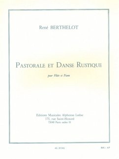 Cover Pastorale et danse rustique pour flűte et piano