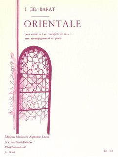 Orientale pour cornet ou trompette en ut ou si b et piano