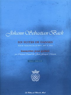 Cover Johann Sebastian Bach, Six Suites De Danses Gitarre Buch