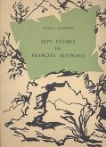 7 počmes de Francois Maynard pour voix moyenne et piano