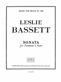 Cover BASSET SONATA TROMBONE AND PIANO MFB810