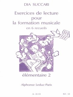 Cover SUCCARI EXERCICES DE LECTURE POUR LA FORMATION MUSICALE/VOLUME 6-ELEMENTAIRE 2