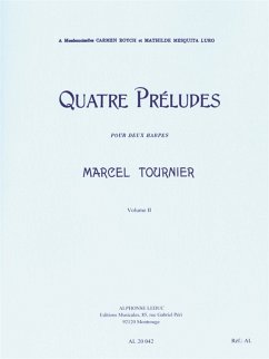 Cover 4 préludes op.16 vol.2 (nos.3+4) pour 2 harpes