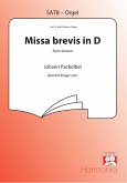 Missa brevis D-Dur für gem Chor und Bc Partitur