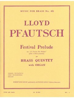 Cover PFAUTSCH FESTIVAL PRELUDE BRASS QUINTET/ORGAN/SCORE/PARTS(PTION/PTIES)MFB421