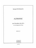 Alphonic pour saxophone alto et piano Rougeron, Ph., ed