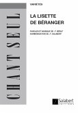 Berat Lisette De Beranger Varioustes Chant Seul Vocal and Piano