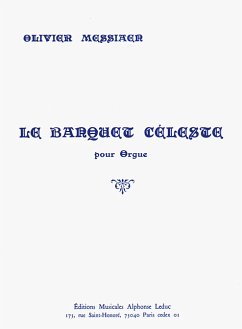 Cover Le banquet céleste pour orgue