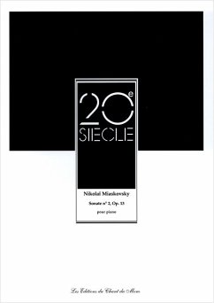 Cover Nikolai Miaskovsky, Sonate No. 2 Op. 13 Klavier Buch